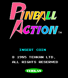 Pinball Action (set 1) for mame screenshot
