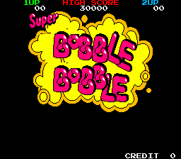 Bobble Bobble for mame screenshot