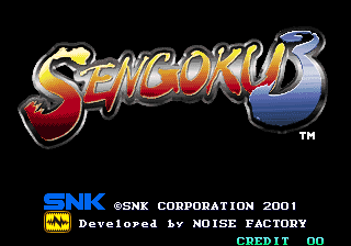 Sengoku 3 / Sengoku Densho 2001 for mame screenshot