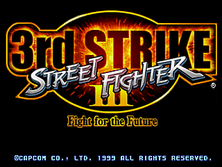 Street Fighter III 3rd Strike: Fight for the Future (Euro 990608) for mame screenshot