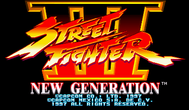 Street Fighter III: New Generation (Euro 970204) for mame screenshot