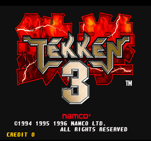 Tekken 3 for mame screenshot
