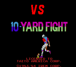 10-Yard Fight (World, set 1) for mame screenshot