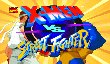X-Men Vs. Street Fighter for mame screenshot