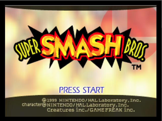Super Smash Bros for n64 screenshot