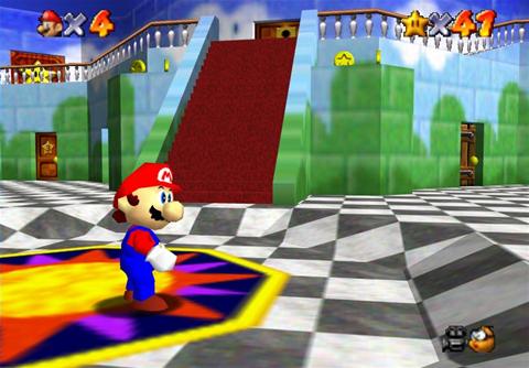 Super Mario 64 for n64 screenshot