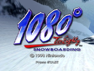 1080 Snowboarding for n64 screenshot