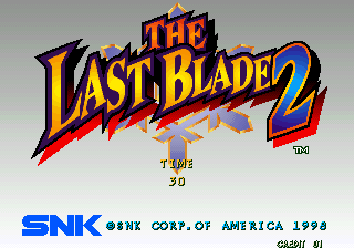 The Last Blade 2 for neogeo screenshot