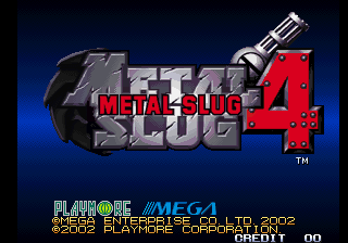 Metal Slug 4 for neogeo screenshot