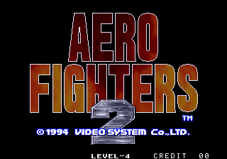 Aero Fighters 2 / Sonic Wings 2 for neogeo screenshot