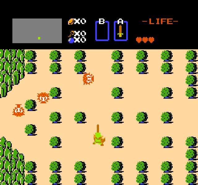 Legend of Zelda, The for nes screenshot