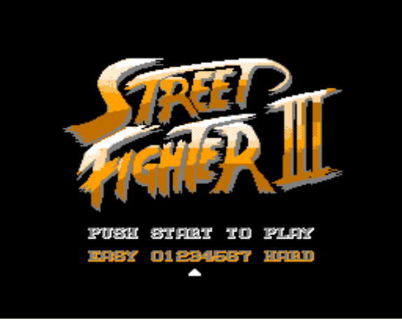Street Fighter III for nes screenshot
