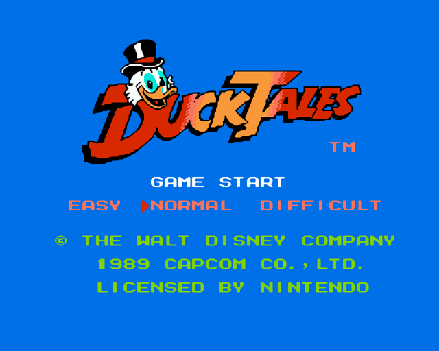 Duck Tales for nes screenshot