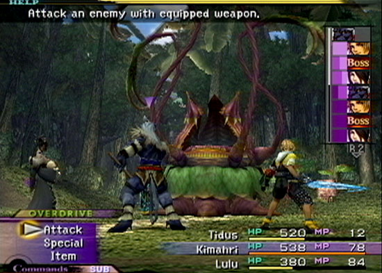 Final Fantasy X for ps2 screenshot