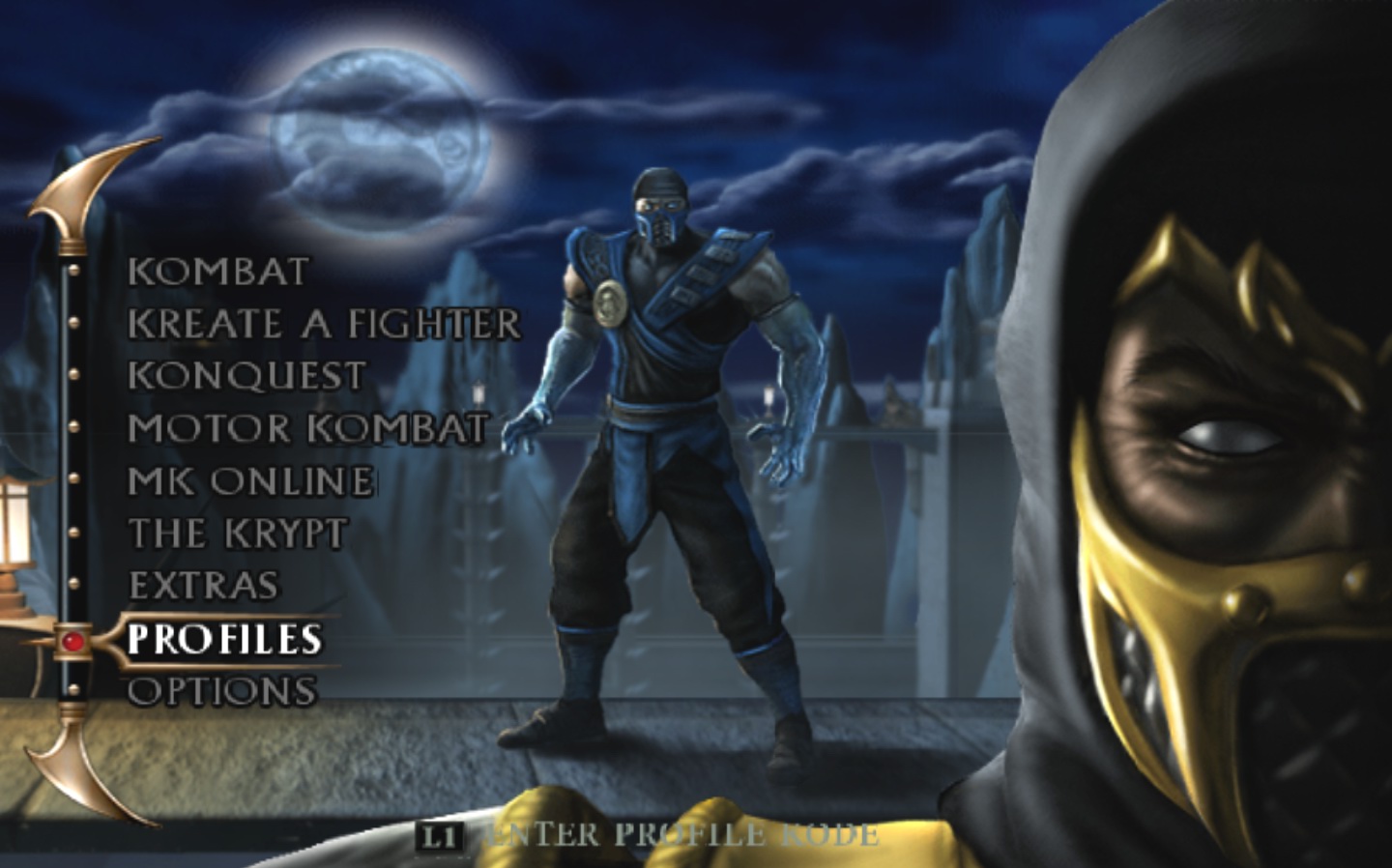 Mortal Kombat - Armageddon for ps2 screenshot
