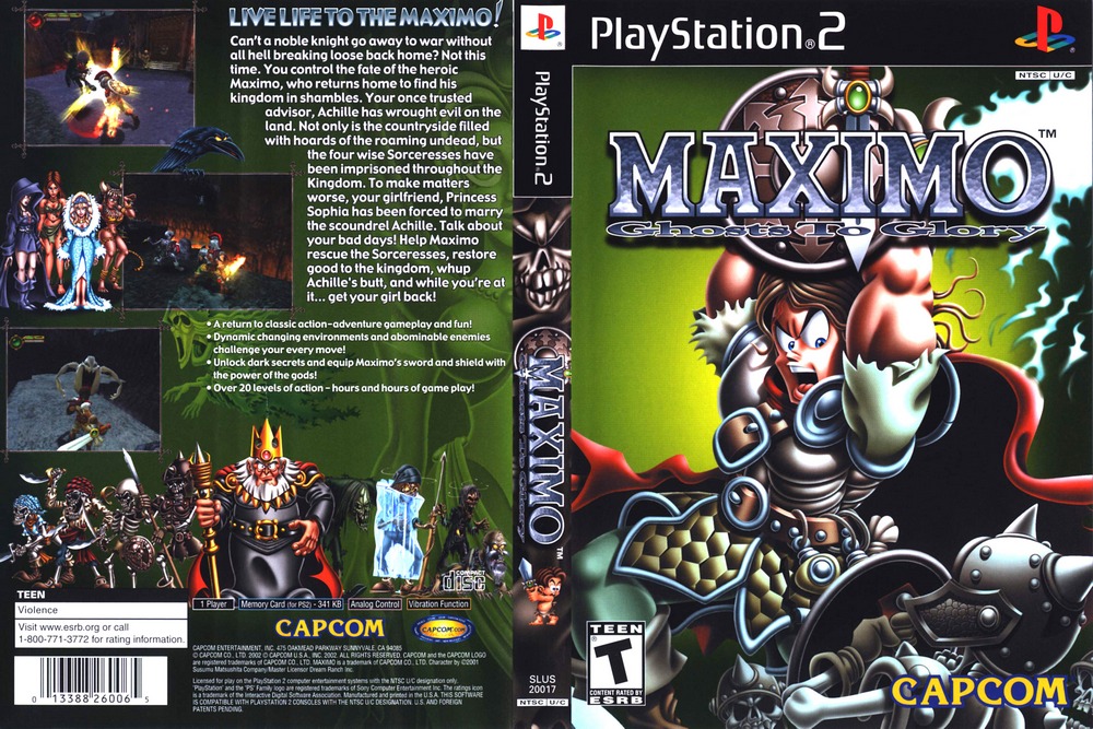 Maximo: Ghosts to Glory (USA+UNDUB) PS2 ISO - CDRomance