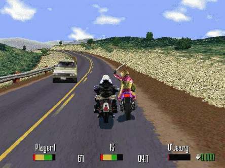 Road Rash for psx screenshot