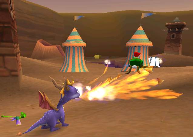 Spyro the Dragon for psx screenshot