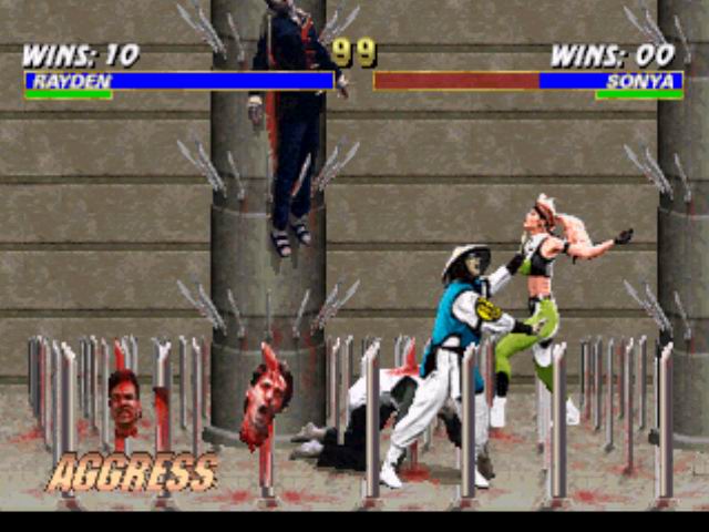 Mortal Kombat Trilogy for psx screenshot