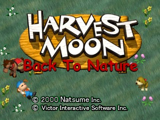 Harvest Moon - Back to Nature [U] [SLUS-01115] for psx screenshot