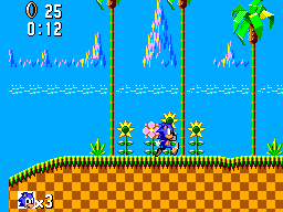 Sonic the Hedgehog (UE) [!] for sms screenshot