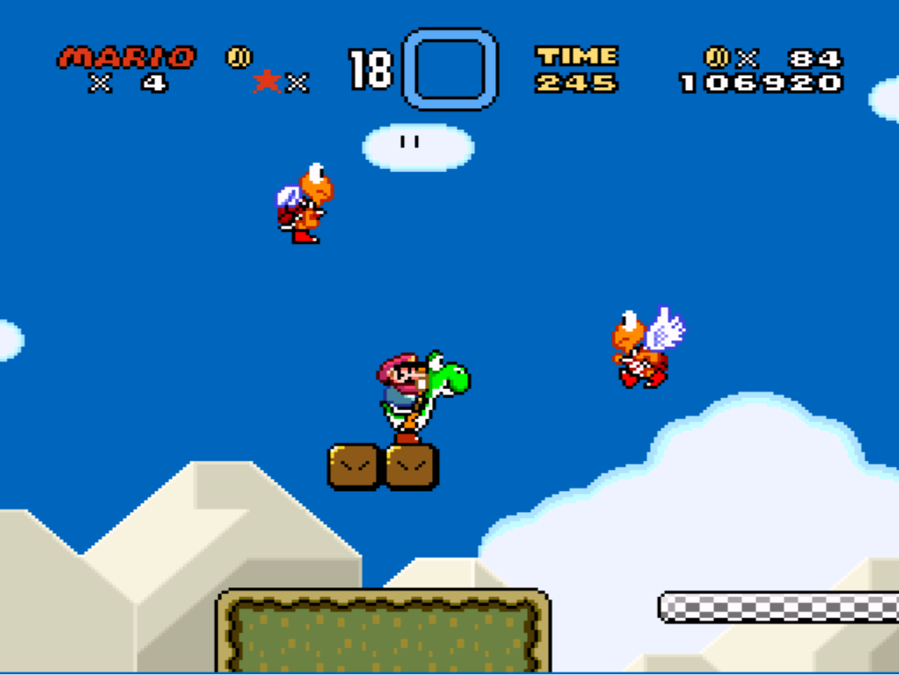 Super Mario World for snes screenshot