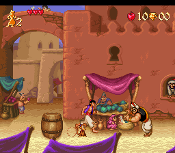Aladdin for snes screenshot
