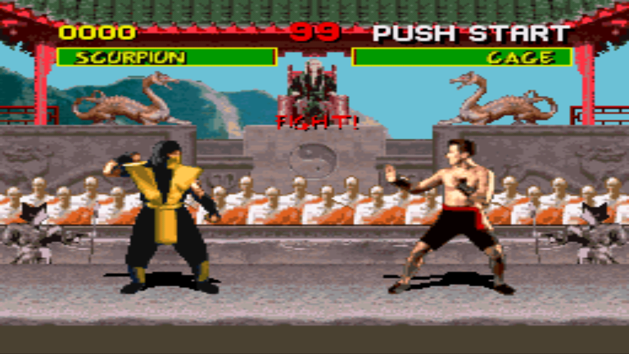 Mortal Kombat for snes screenshot