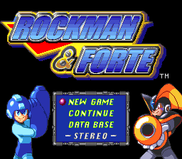Rockman & Forte for snes screenshot