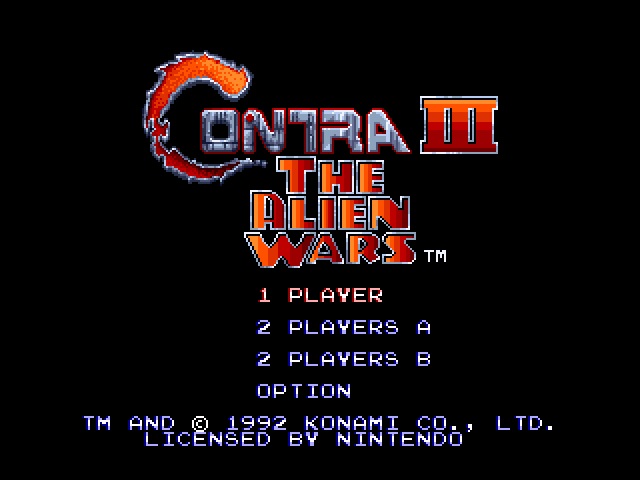 Contra III - The Alien Wars for snes screenshot