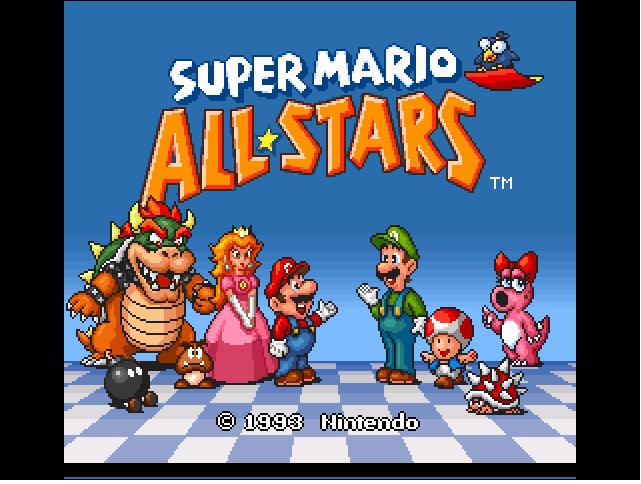 Super Mario All-Stars for snes screenshot