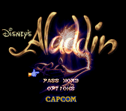 Aladdin for snes screenshot