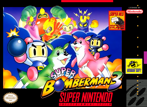 Super Bomberman 3 Universal Game Cover/Case for Super Nintendo/SNES :  r/customcovers